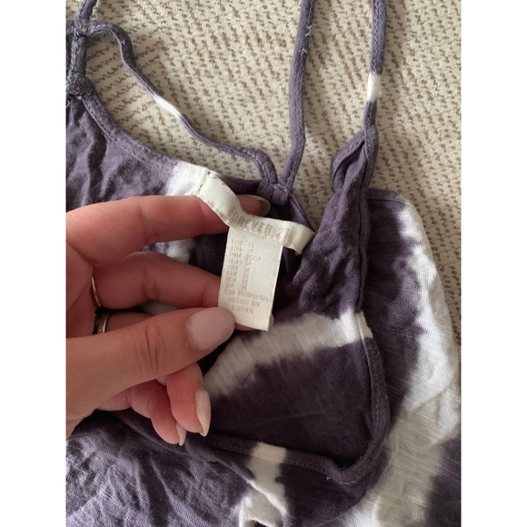 Gray and White Tie Dye Strappy Forever 21 Tank - Picture 4 of 4